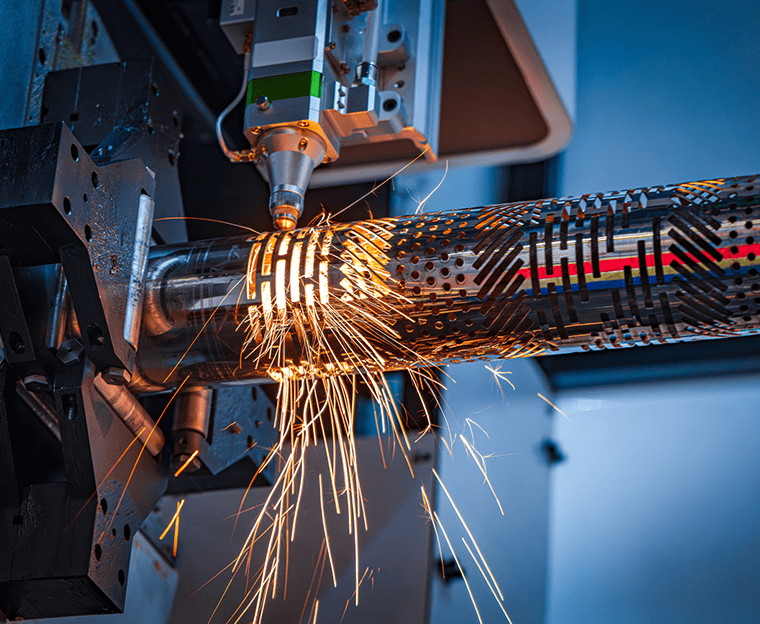 High-precision laser machining at a Harbour Group portfolio company.